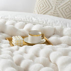 Luxury 1000GSM Faux Rabbit Fur Throw Blanket, Super Heavy Warm Cozy Blankets - Image 7