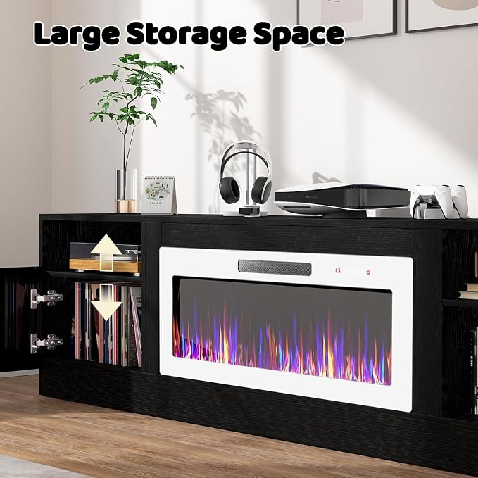 Lemberi Fireplace tv Stand - Image 4