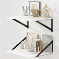 Fun Memories Floating Shelves for Wall, 12 Inch Deep Floating Shelves Set of 2 by FunMemories