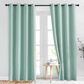 NICETOWN Seafoam Green Curtains 2 Panels 84 inches Long by NICETOWN