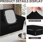 Easy-Going 3 Pieces Stretch Chair Cover Washable Chair Slipcover Set - Image 6