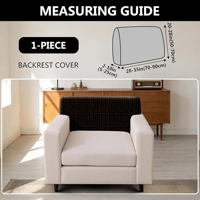 UNBBRRL Stretch Couch Backrest Cushion Cover - Image 2