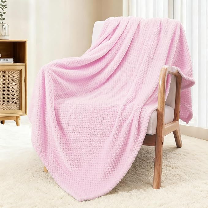 Exclusivo Mezcla Large Waffle Fleece Throw Blanket by ExclusivoMezcla