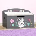 DIBSIES Personalized Creative Wonders Toy Box, Unicorns & Rainbows, 30 x 19.25 by DIBSIES