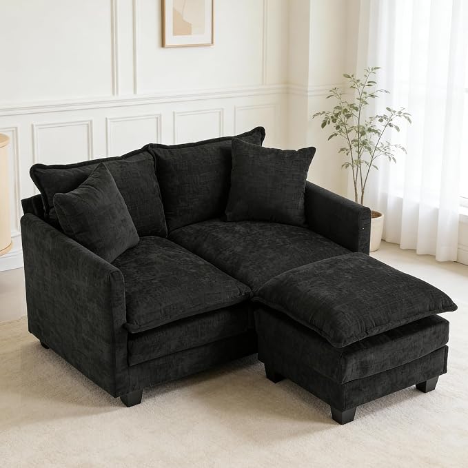 Loveseat Sofa with Ottoman by MUDANT