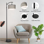eyassi Floor Lamps for Living Room, Arc Standing Lamp - Image 4