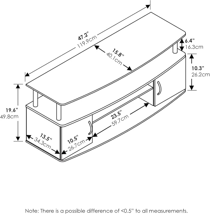 Furinno JAYA Large Entertainment Stand - Image 8