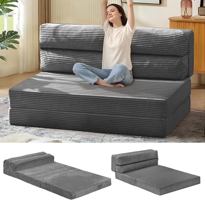 JUIKURY Folding Sofa Bed, Convertible Sleeper Chair by Unknown