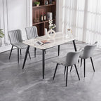YOUNUOKE Mid-Century Modern Dining Chairs Set of 2, Armless Accent Chair - Image 8