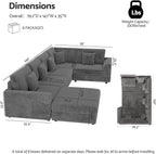 Oversized Modular Sectional Sofa - Image 2