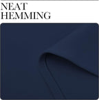 NICETOWN Navy Blackout Curtains 108" Long - Image 7