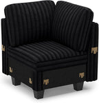 Belffin Corduroy Corner Seat for Modular Sofa Sectional Couches for Living Room - Image 8