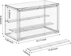 Clear Acrylic Display Case for Collectibles 3 Layer Hobby Figure Display Case - Image 3