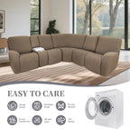 100% Waterproof Sectional Recliner Couch Covers - Image 8