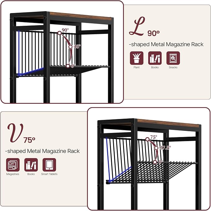 Narrow Side Table for Small Space, 3-Tier End Table - Image 7
