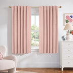 Faux Linen Total Blackout Curtains by 100BlackoutShield