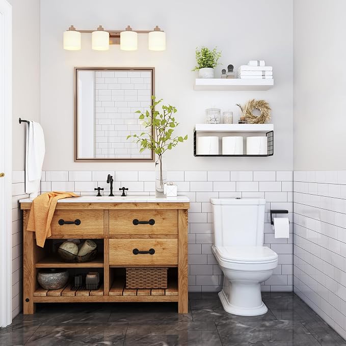 QEEIG Bathroom Shelves Over Toilet - Image 2
