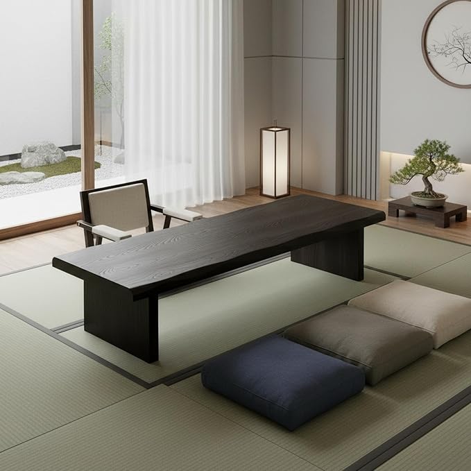 Wooden Japanese Floor Table, Floor Table - Image 6
