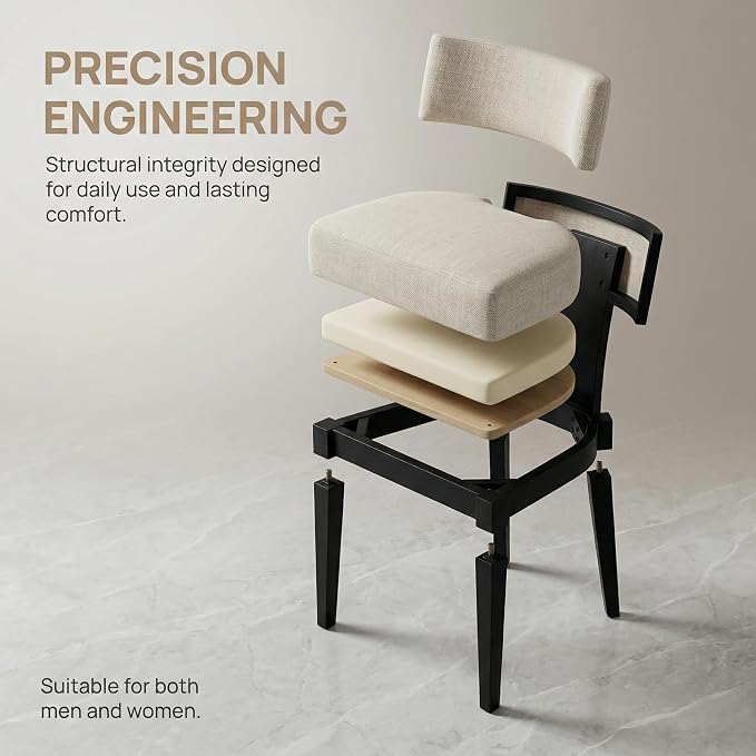 VESCASA Upholstered Dining Chairs - Image 5