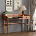 Vintage-Style Desk with Scandinavian Flair, Computer or Laptop Desk, Writing by ukorua
