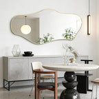 Large Irregular Mirror, Modern Organic Mirrors by DAOYIJIAJUAestheticMirror