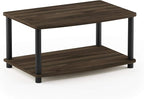 Furinno TURN-N-TUBE TV Riser Stand, 2-Tier Small Elevated No Tools TV Stand - Image 8