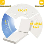 AAAAAcessories Outdoor Chaise Lounge Cushions, Fade-Resistant, Waterproof Patio - Image 2
