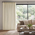 Pinch Pleated Linen Curtains 100% Blackout 95 Inches Long by AUSSPVOCT