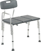 Flash Furniture HERCULES Series 300 Lb. Capacity Adjustable Gray Bath & Shower - Image 15