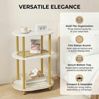 Small Rattan Side/Accent Table - Image 3