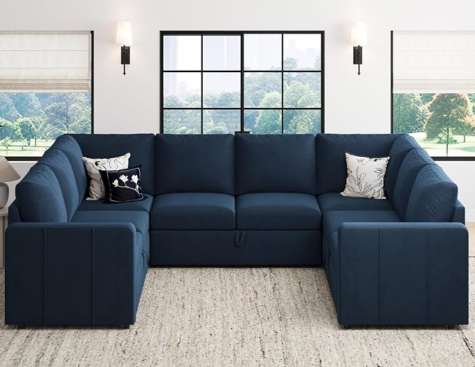 Belffin Modular Sectional Sleeper Sofa Bed - Image 4