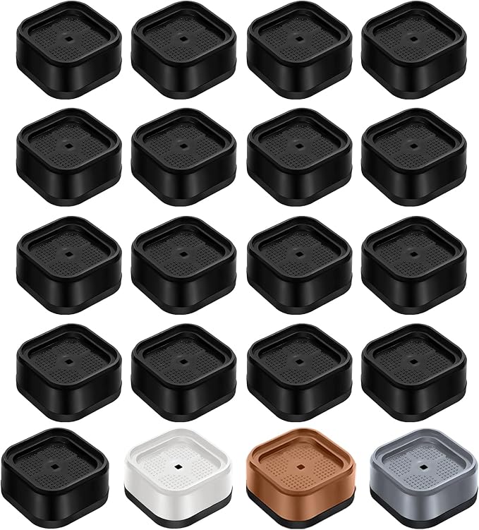 shouwuhho 16 Pack Furniture Risers Adjustable Bed Risers Heavy Duty Lifts by EnjoyLifeEnjoyHappiness