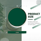 MAONAME Dark Green Decorative Tray, Plastic Trays - Image 2