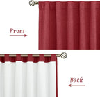 Linen 100% Blackout Window Curtains - Image 8