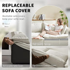 Cloud Sectional Couches, Down Filled Sofa - Image 5