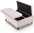 Garvee 36'' Large Square Storage Ottoman, Lift Top Storage Ottoman Coffee Table by Garvee