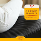 Leather Honey Black Recoloring Balm: Color Restorer and Scratch/Scuff Remover - Image 6