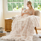 BENVWE Faux Fur Throw Blanket for Couch - Image 5