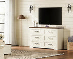 AODK Farmhouse 6 Drawer Dresser - Image 6