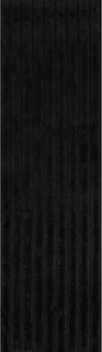 nuLOOM Kai Charcoal Striped Washable Runner Rug - Image 4