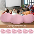 Realspring 6 9 12 Pcs Inflatable Bean Bag Chairs - Image 7