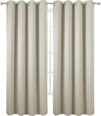 Light Beige Thermal Blackout Curtains/52 x 95 Inch/Set of 2 Panels Room - Image 2