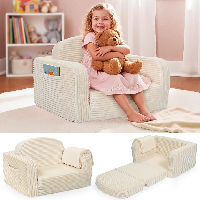 Foryoomi 2 in 1 Convertible Kids Couch by Unknown