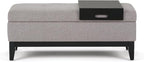 SIMPLIHOME Oregon Storage Ottoman Bench - Image 6