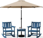 SERWALL Outdoor Rocking Chairs Set of 2 by SERWALL