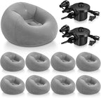 Realspring 6 9 12 Pcs Inflatable Bean Bag Chairs by Realspring