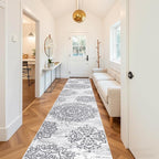 HEBE Hallway Runner Rug 3'x18', Washable Non Slip Kitchen Rug Runner | Soft - Image 6