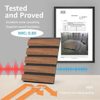 Art3d 2 Wood Slat Acoustic Panels - Image 3