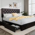 Allewie Upholstered King Size Platform Bed Frame by Allewie