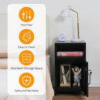 ALBAD Compact Metal Nightstand - Image 8